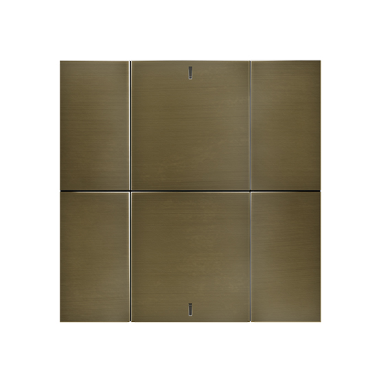 iSwitch - Stainless Steel Antique Bronze Series KNX