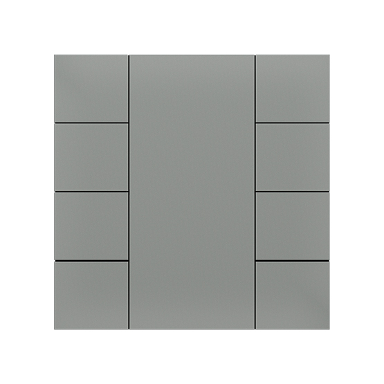 iSwitch - Metalic Gray Plastic Series KNX
