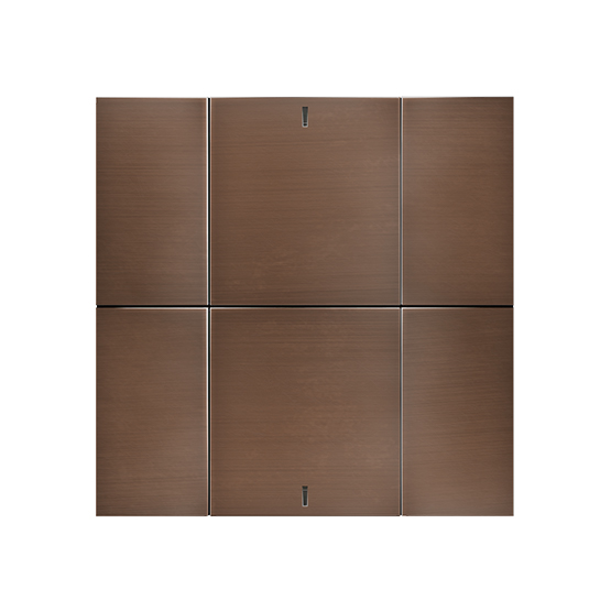 iSwitch - Stainless Steel Antique Copper Series KNX