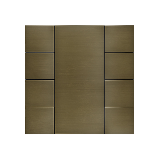 iSwitch - Stainless Steel Antique Bronze Series KNX